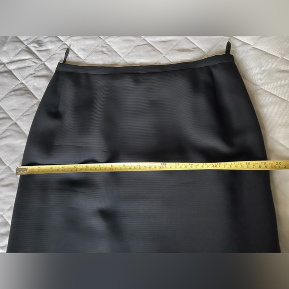 English Affinity Long Black Blazer & Mini Pencil Skirt 2 piece suit UK 14 US 10 - Picture 15 of 16